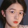 New Trend Irregular Frame Myopia Glasses Women Student Luxury Design Men Clear Lens Eyewear Retro Anti-blue Light Reading Glass