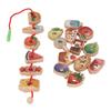 Threading Stringing Game Wooden Lacing Beads Toy Logical Thinking Early Educational Toy for Toddler