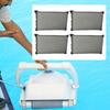 Robotic Pool Vacuum Filter Household Cleaning Maintenance Replacement 4-pieces Robotic Pool Cleaner Fine Filter Cartridge For