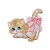DIY Clothing Patch Clothes Stickers Clothes Appliques Cartoon Cat Embroidered Patch  Sewing