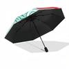 1pc Oceanic Elements Automatic Open/Close Folding Umbrella - Compact 8-Rib Design, Daily Use, Perfect Gift for Friends & Family yy260327081
