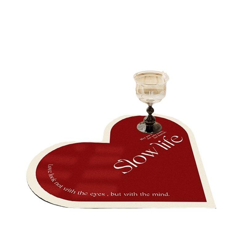 Minimalist Kitchen Countertop Drain Mat Bowl Plate Cutlery Mildew Resistant Dish Mat Bar Water Cup Coffee Machine Absorbent Cup Mat