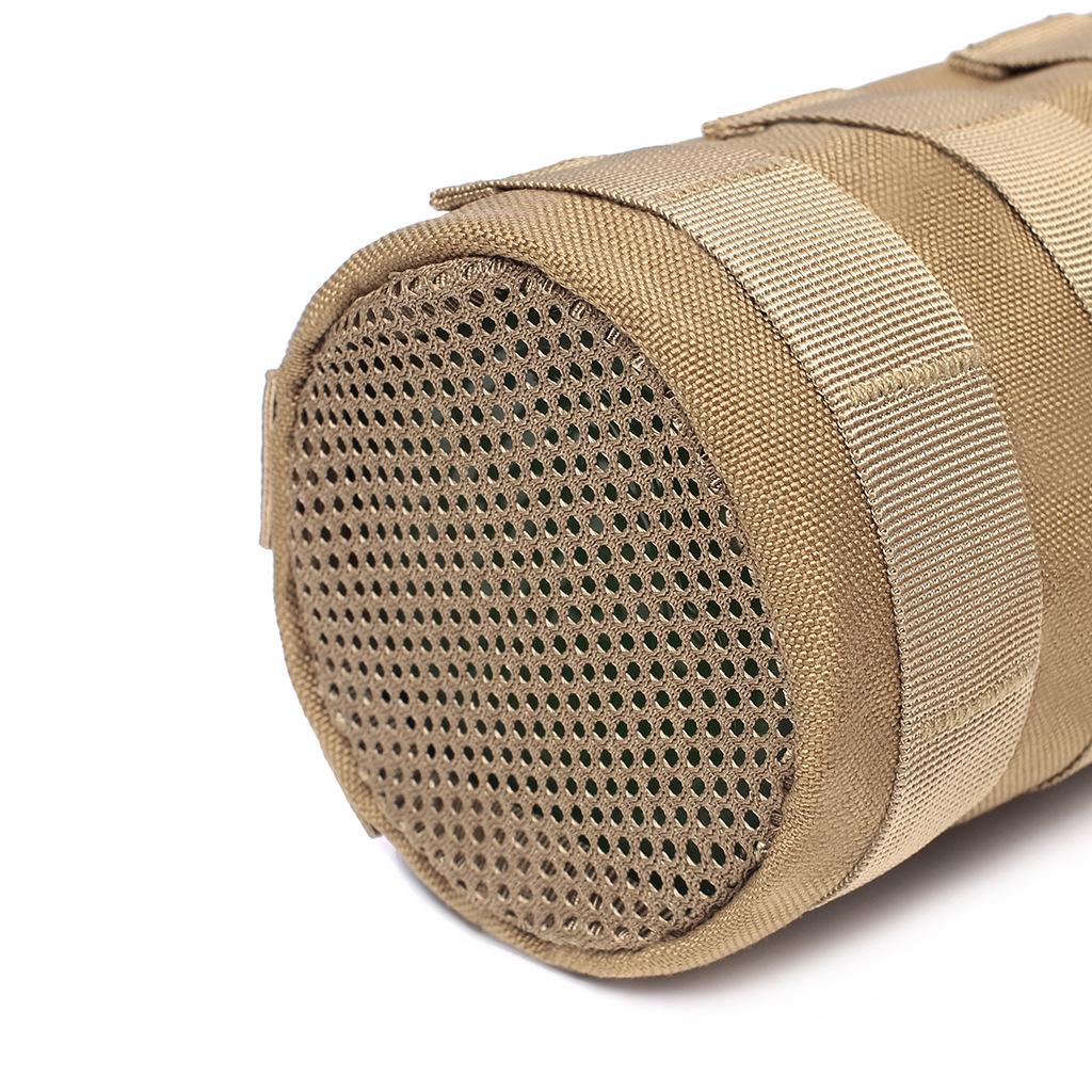 Taktická Molle taška na láhev s vodou Outdoor Camo Lov Kempování Turistika Stahovací držák Multifunkční kapsa na uložení lahve