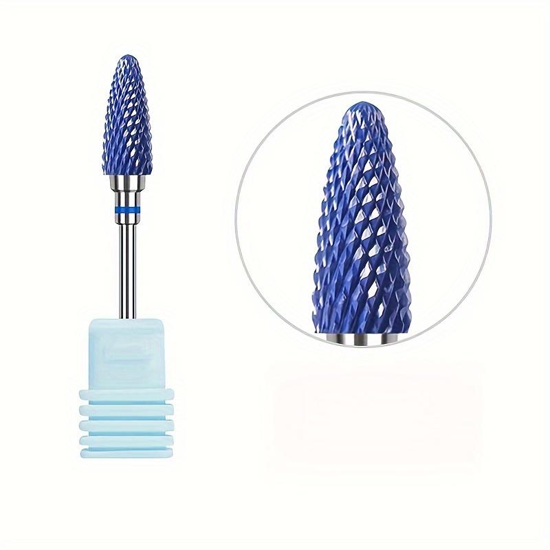 1 Stück Keramik Fräser Flamme Hartmetall Nagelbohrer Rosa Gel Entferner Elektrische Maschine Bohrer Polieren Peelen Nägel Kunstwerkzeuge