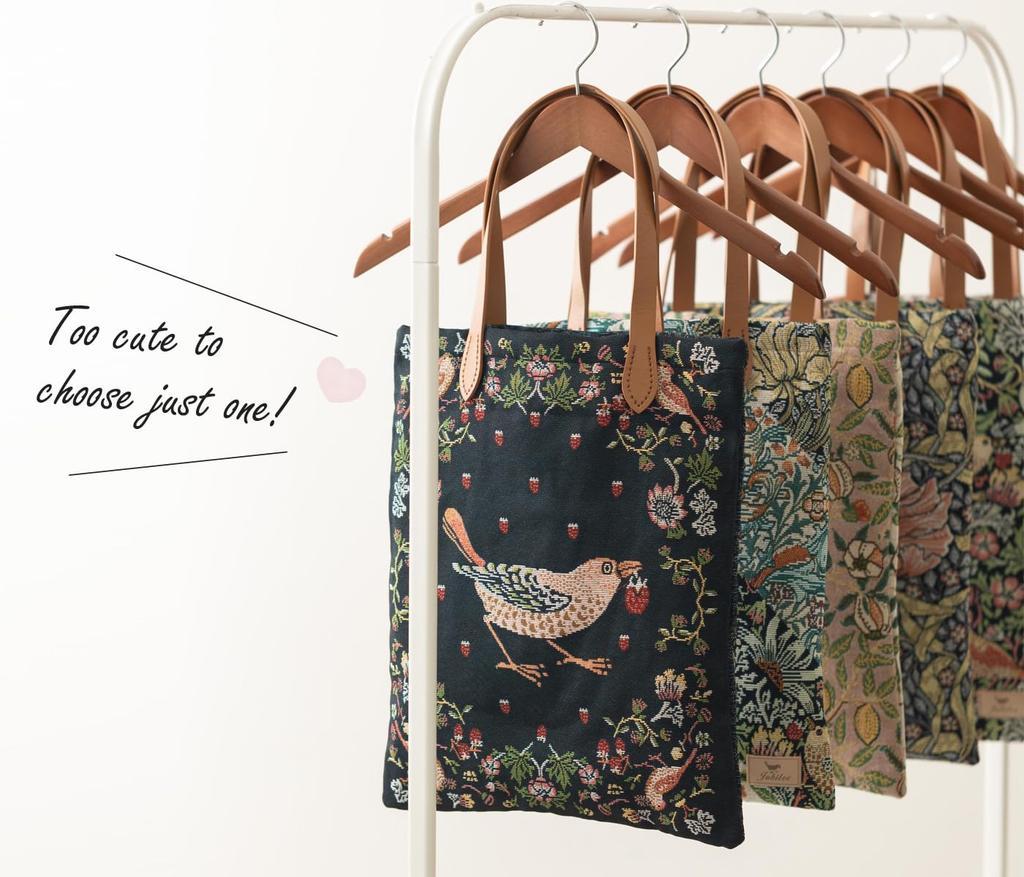 Jacquard Woven Tote William Morris Pattern [Jubilee] Bag,