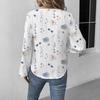 European and American new long-sleeved shirt women's shirt