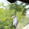 Cute Anime Pipe Duck Car RearviewMirror Pendant Interior Ornament Decoration