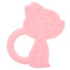 Baby Teething Toys Cute Cartoon Animal Shape Silicone Teether for Baby Kid ChildrenPink