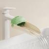 Splash-Proof Faucet Extender Kids Hand Washing Assistant Foldable Water Nozzle Guide Sink Cute Cartoon Water Faucet Extension