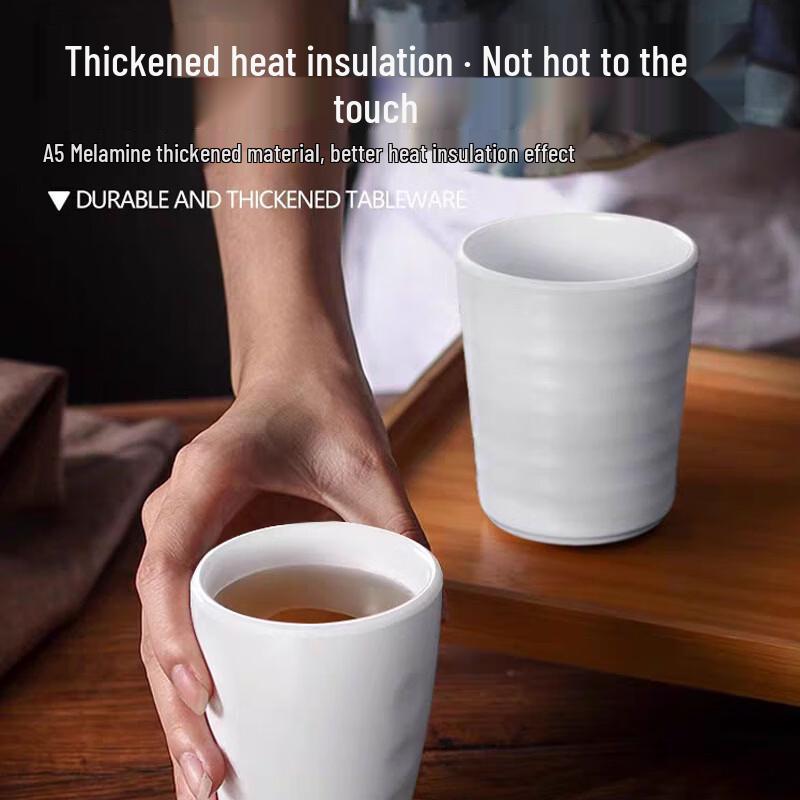 Commercial White Melamine Beverage Cup