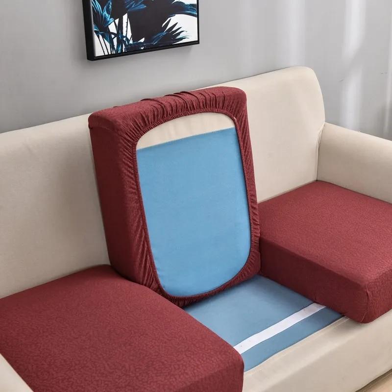 Waterproof Sofa Seat Cushion Cover For Living Room Elastic Sofa Cover Corner Sofa Couch Cover L Shape Sofa Slipcover Home Decor