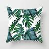 45*45 nordic tropical plam tree green cushion cover decorative pillowcase for sofa car pillow case Home Decoration