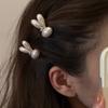 2pcs Fashion Bunny Pearl Clips for Women Party Hair Additions