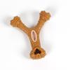 Indestructible 15CM Solid Beechwood Chew Stick for Large Dogs - Dental Health Interactive Toy with Treat Hole, Heavy Duty Chewin