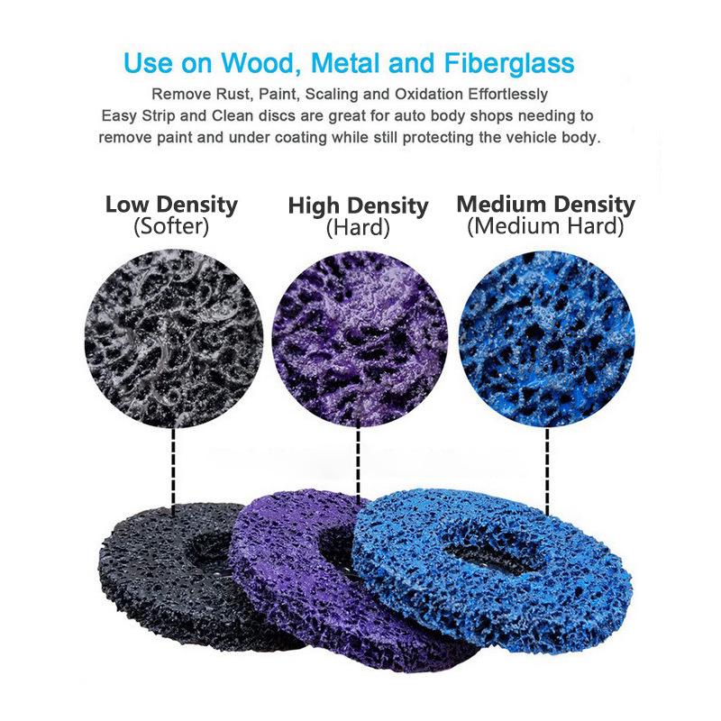 Stainless Steel Grinding & Polishing Disc for Paint, Wood, Rust Removal, Plastic & Nylon