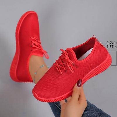 Damen Freizeitschuhe Mode Atmungsaktive Walking Mesh Flache Schuhe Sneaker Damen 2024 Vulkanisierte Schuhe Weiß Damenschuhe