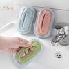 Bathtub Wall Sponge Brush Strong Scouring Plastic Handle Washing Cleaning Tool Live City Fashion Home Decor