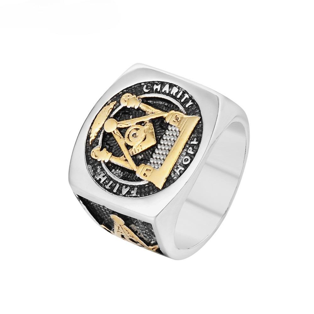 Accessories, European and American Retro Personality, Men, Rings