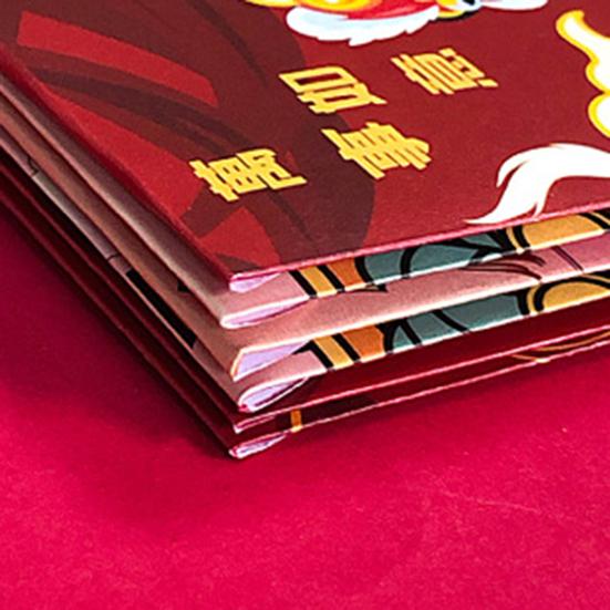 6Pcs Chinese New Year Red Envelopes 2025 Lunar Yera of The Snake Red Money