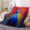 Cute Dream Birds Parrot Peacock Cartoon Soft Flannel Blankets,Throw Blanket Comfortable Blanket for Picnic Beds Home Bedroom Kid