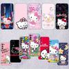 Cartoon Hello kitty Phone Case for Motorola Edge 20 30 S30 40 50 Fusion Lite Plus Pro Ultra Neo One Action Zoom Hyper Power Macro Vision