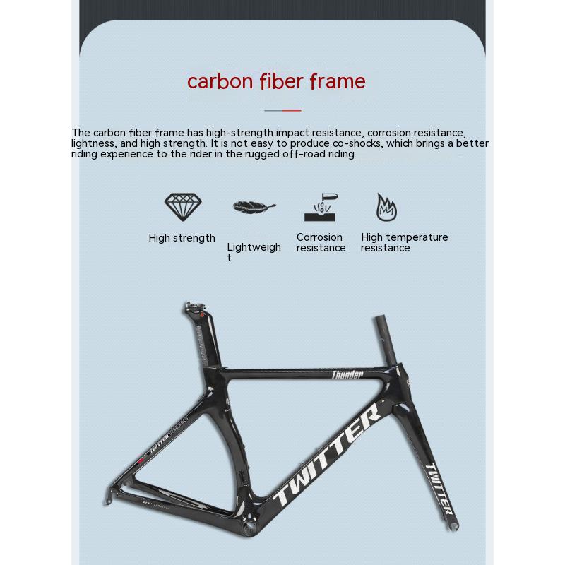 Buy Twitter Thunder 700C Carbon Fiber Road Bike, RS22 Speed, C