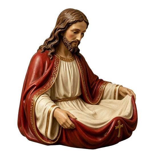 Jewelry Storage Box with Jesus or Virgin Design Religious Tray Compact Multi-Use Faith