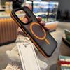 iPhone 16 Pro Max Dual-Color Magnetic MagSafe Frosted Case