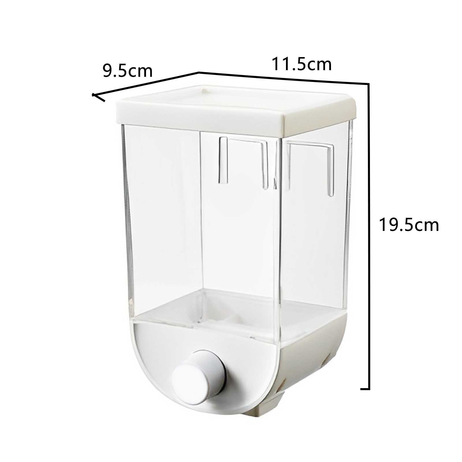 Кухонный органайзер для хранения продуктов питания настенный дозатор сухих продуктов зерновых закусок пластиковый контейнер для хранения коробка стойка для дома 1980₽