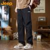 JEEP Men's Summer Ice Silk Straight-Leg Cargo Pants