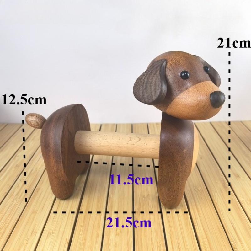 Dog Toilet Paper Holder Modern Simplicity Paper Towel Holders Cute Toilet Tissue Hanger for Bathroom Papers Towel Stand for Room