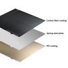 430x430mm PEI Build Plate 3D Print Bed Double Side Powdercoating PEI + Smooth Carbon Fiber Surface