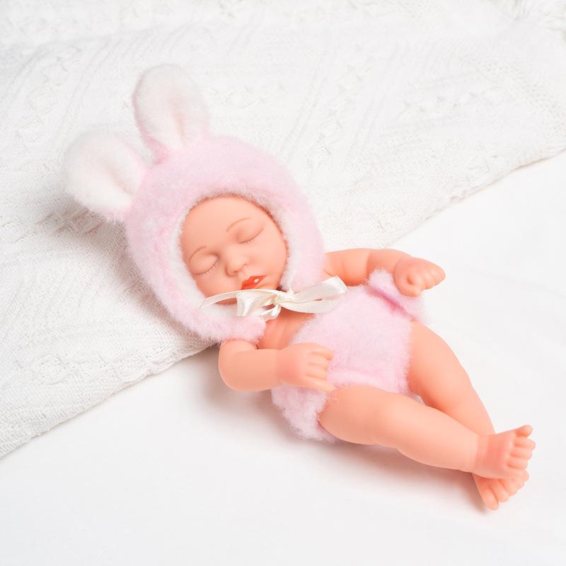 Mini Realistic Silicone Reborn Doll – Children's Soft Body Girl Figure Gift