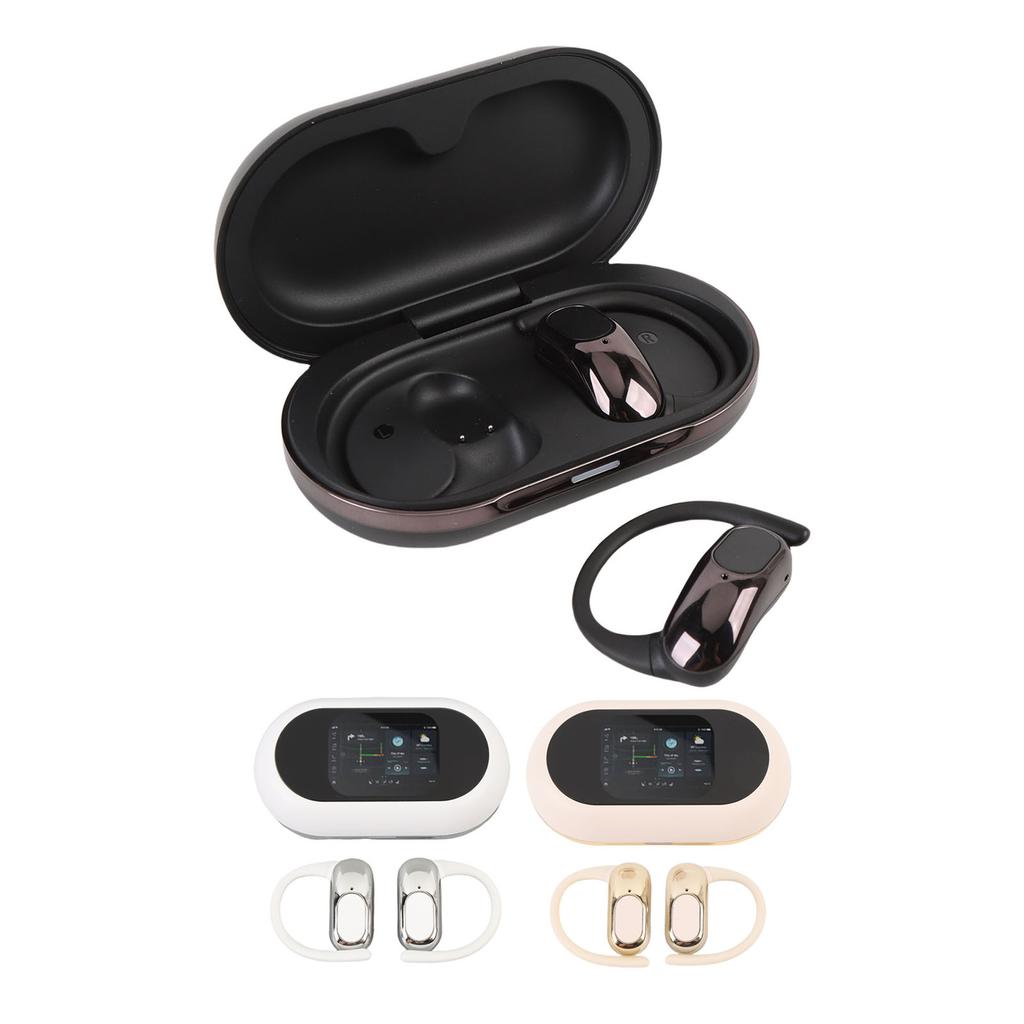 Smart Translation Earbuds Full Color Touch Screen HIFI Sound Quality Multi Languages Bluetooth Trans