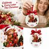 Christmas Animal 26 Letters Hanging Ornaments, Christmas Holiday Decorations