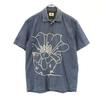 PS Paul Smith Embroidered Front Short Sleeve Chambray Shirt L Blue Men's Used