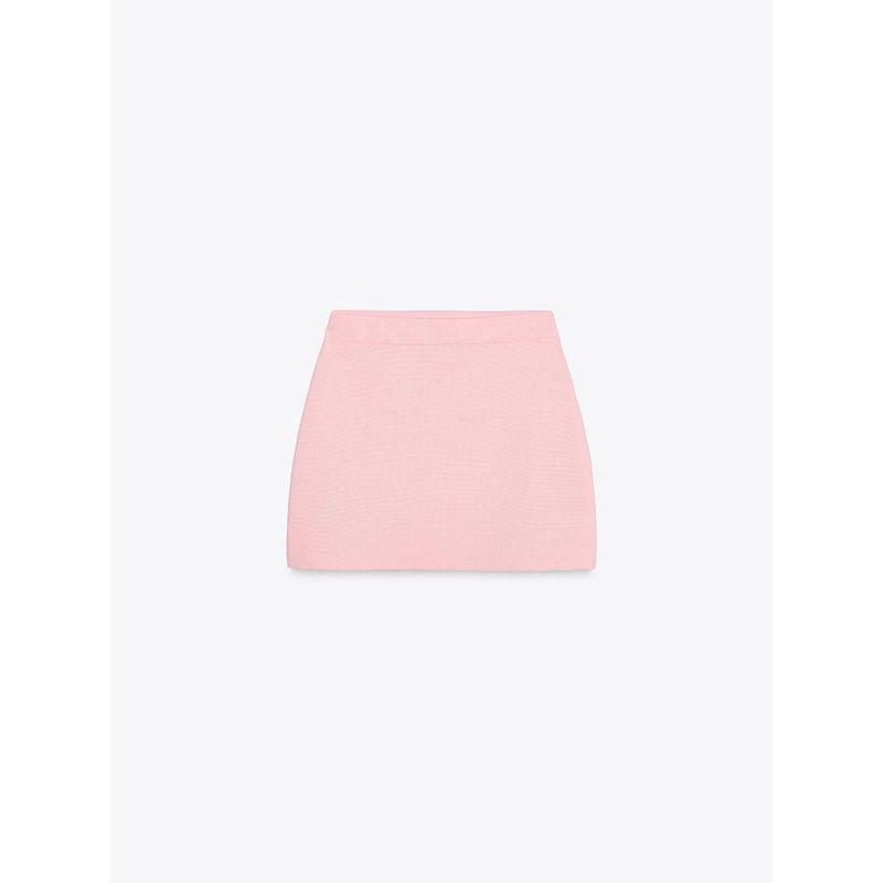 

Za2025 Spring New Women clothes Short sleeve Outerwear 1822022 621 Mini Skirt 1822023 621 Pink overskirt L