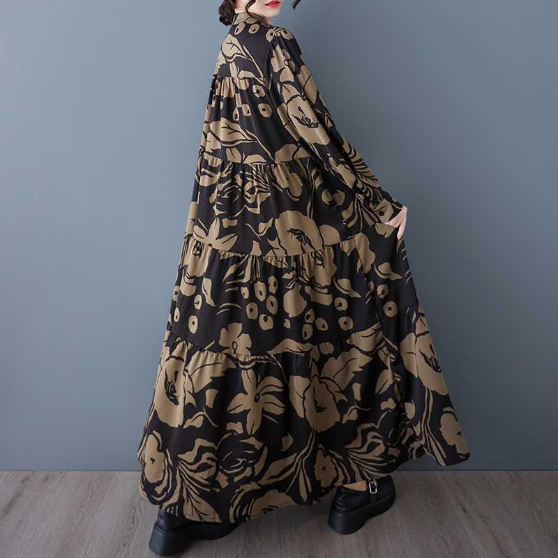 Long-sleeved Dresses for Spring and Autumn