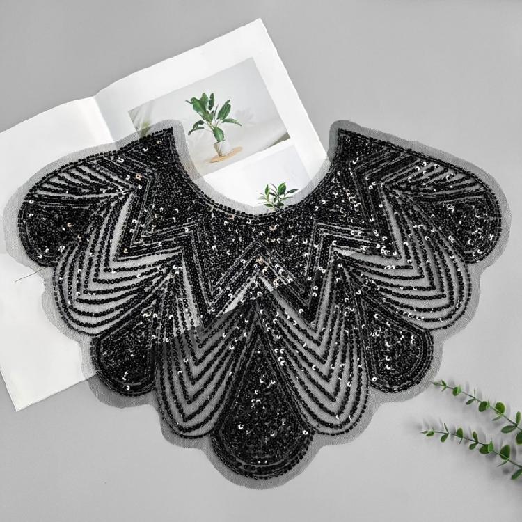 Handcraft Rhinestones Mesh Applique Patches Ideal For Jackets Bags And Costumes