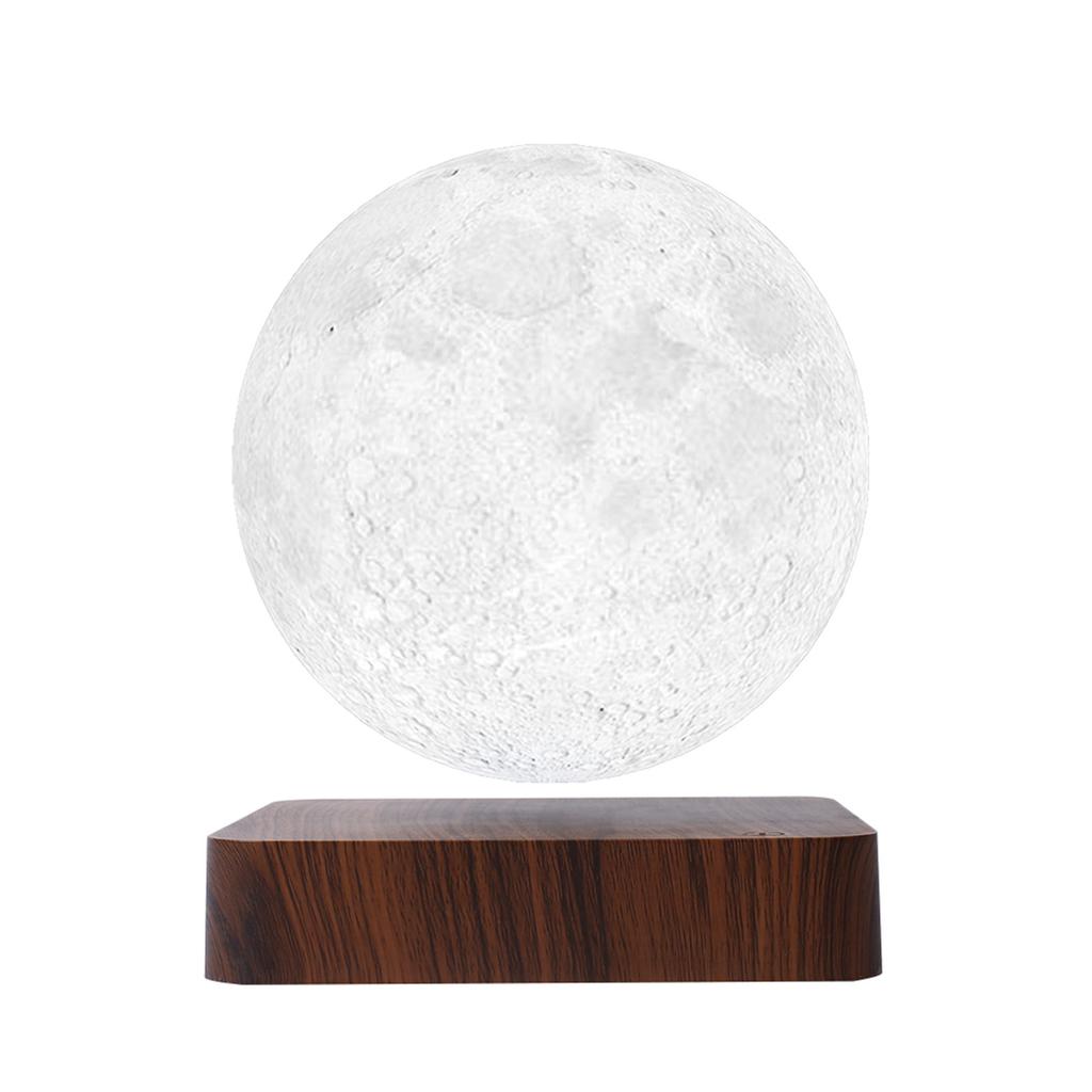 Desk lamp, ambient bedside night light, magnetic levitation moon lamp, festival LED light, gift