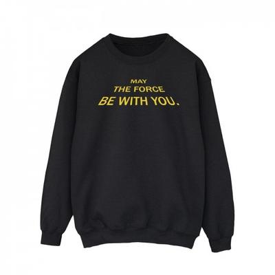 Herren May The Force Opening Crawls Sweatshirt