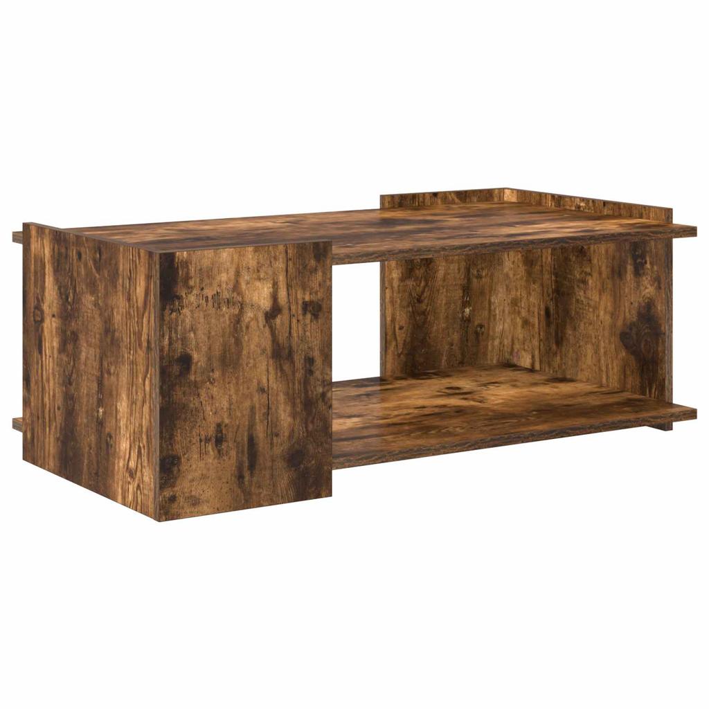 Coffee Table Smoked Oak 90 X 50 X 33 Cm Engineered Wood