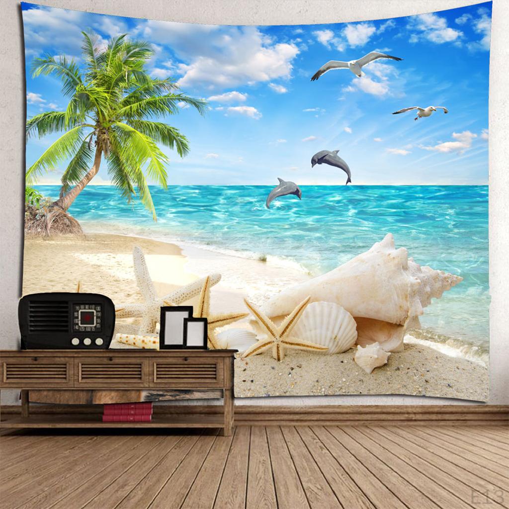 Tapestry Beautiful Pictures Art Mural Hanging Decoration Seascape