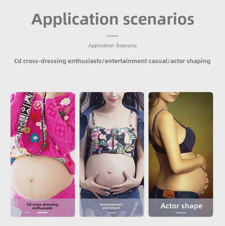 Silicone Fake Pregnancy Belly for Studio Actors and Photos