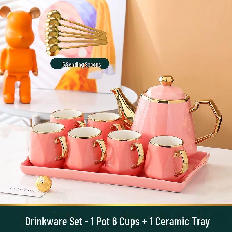 

Nordic Light Luxury Ceramic Tea Set