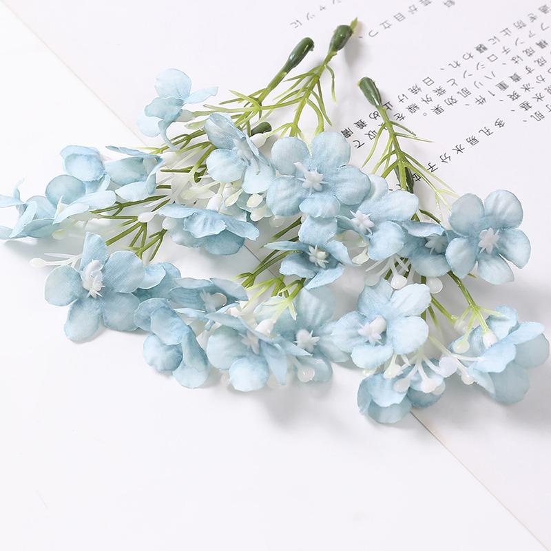 10/20/30PCs Silk Daisy Artificial Flowers Head 5 Forks Fake Flowers For Home Wedding Decoration DIY Vases Gifts Accessories