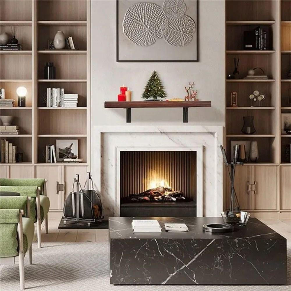 Solid Material Floating Shelf Bracket Triangular Design Hidden Shelf Bracket Storage Shelves