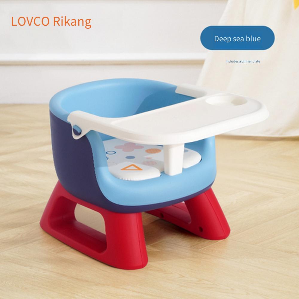 Sedia da pranzo per bambini Rikang, Sgabello cigolante per bambini piccoli con schienale, Sgabello basso da pranzo per bambini, Seduta per l'apprendimento a casa per neonati