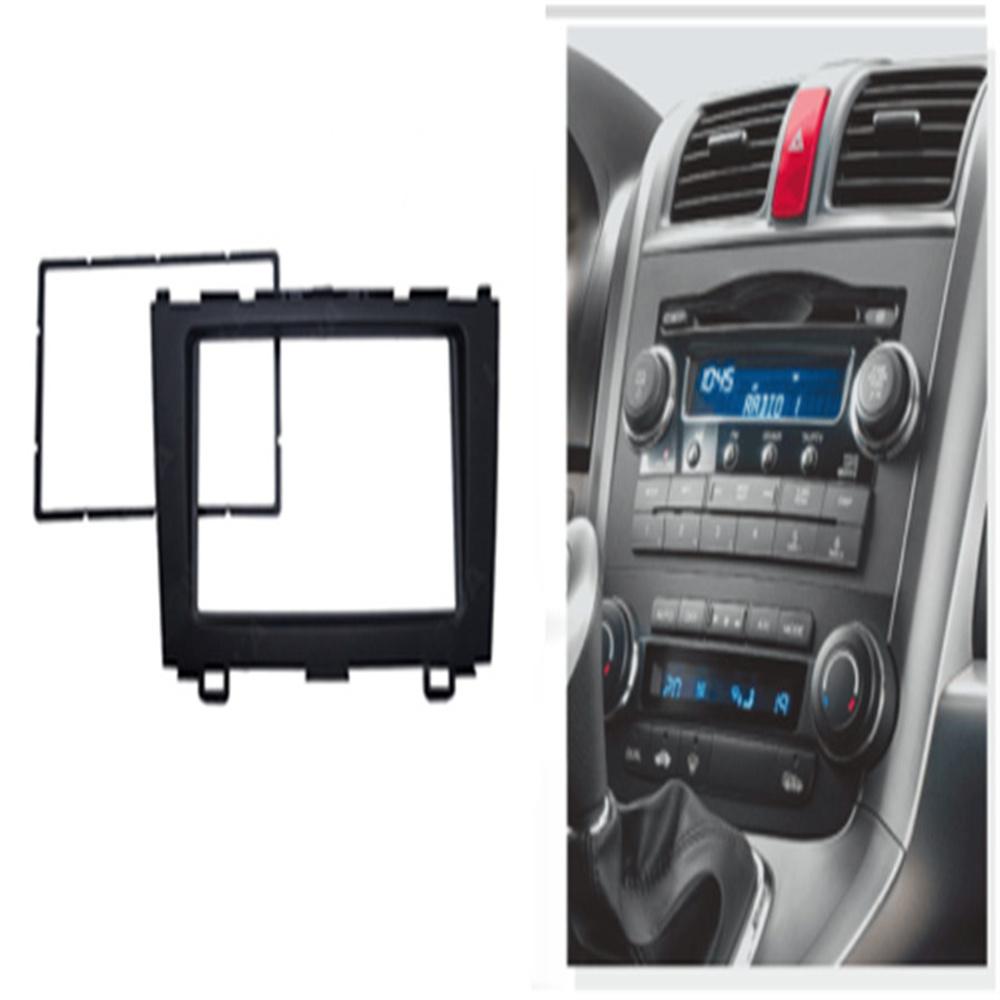 2 Din Car Radio Stereo Dash Panel Frame Fascia Trim Kit For Honda CR-V 2007-2011