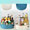 Versatile Multi-functional Kitchen Spice Rack Organizer With Rotating Design For Home Use